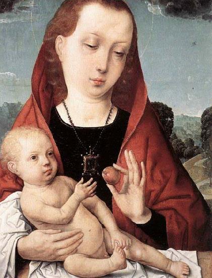 Juan de Flandes Virgin and Child before a Landscape China oil painting art